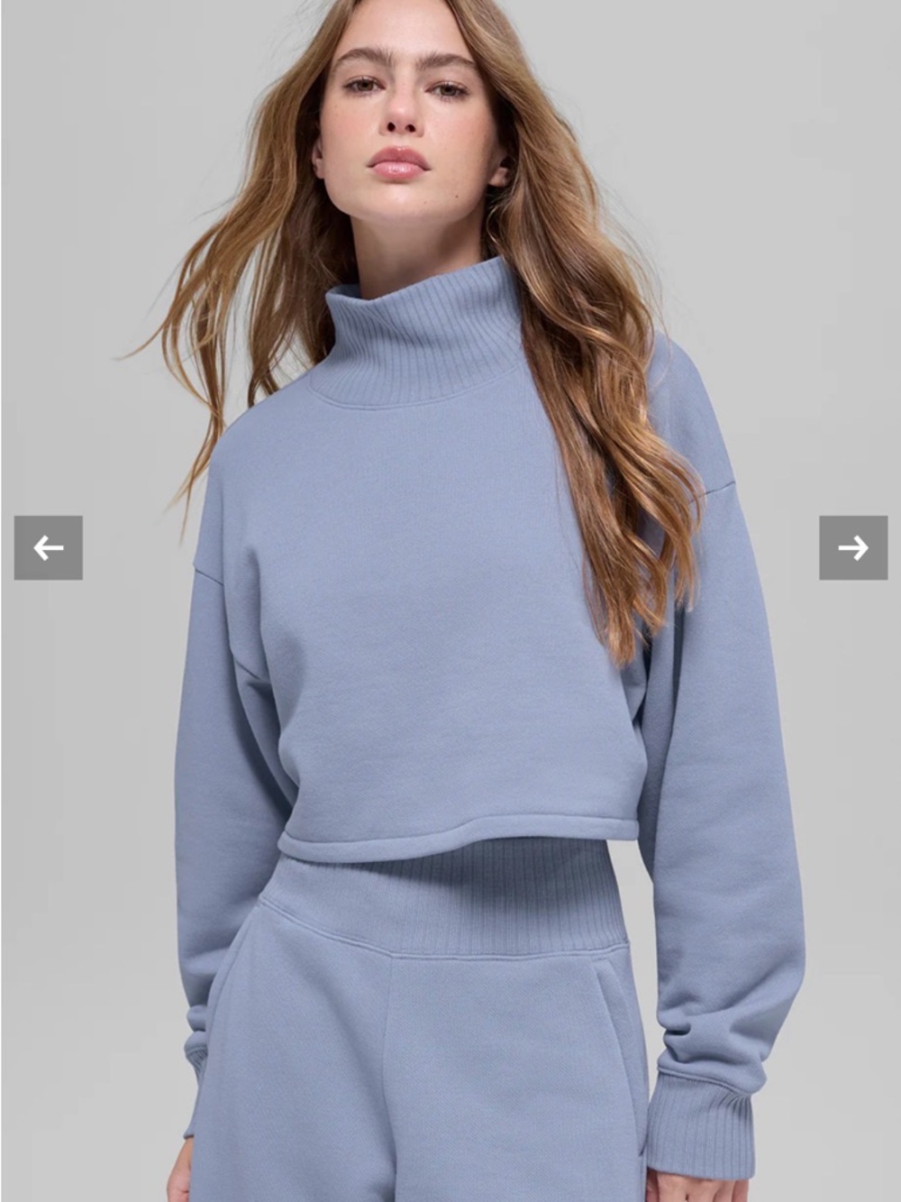 ALO - Cropped Serenity Coverup M NWT